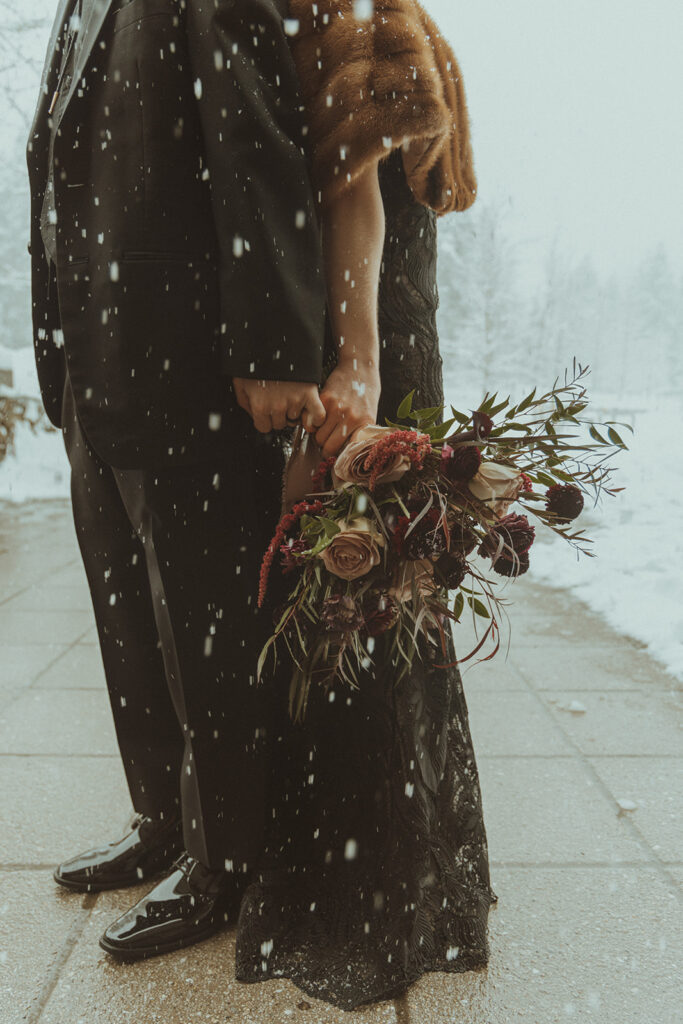 colorful wedding bouquet 