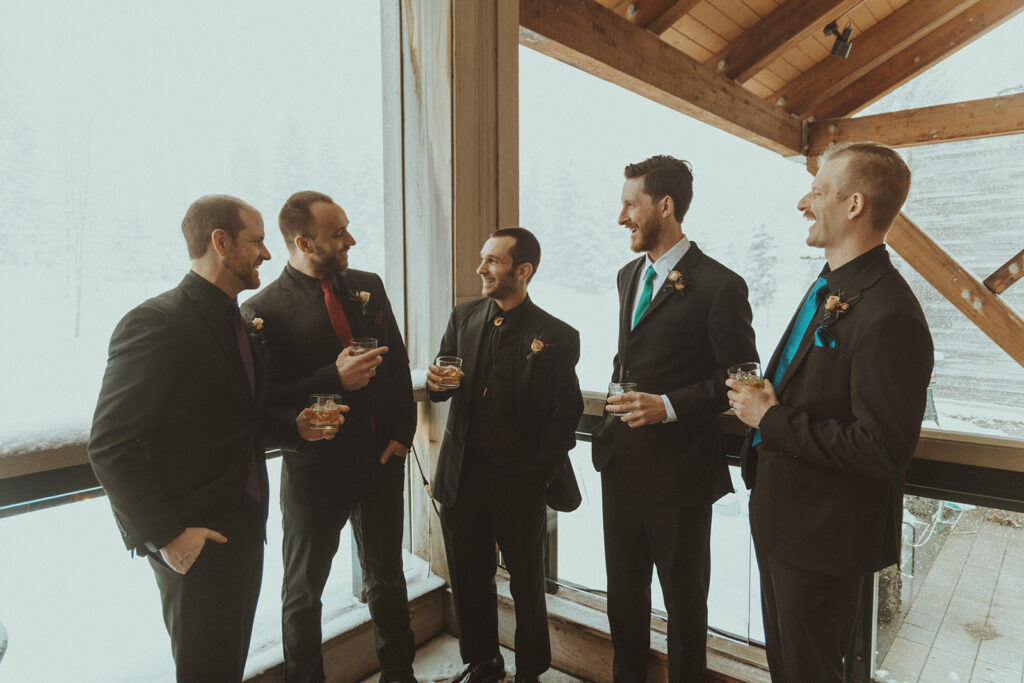 A Moody Winter Elopement at Alyeska Resort, AK