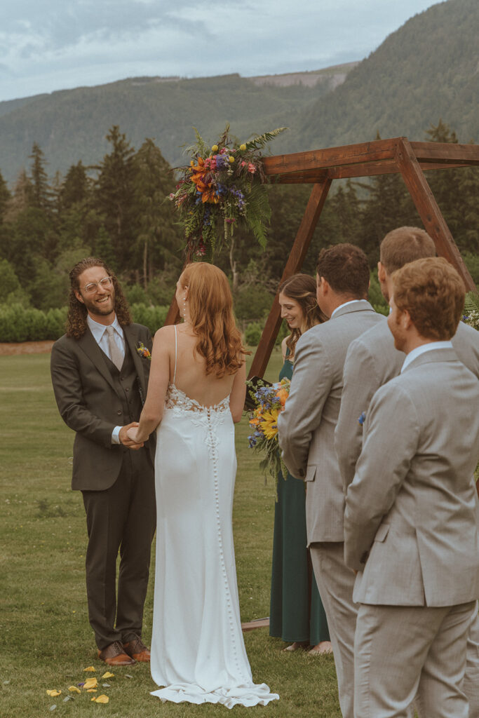 Colorful Spring Wedding at North Fork Farms, WA