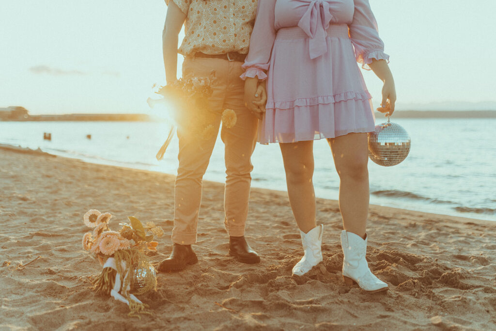 colorful adventure elopement outfits