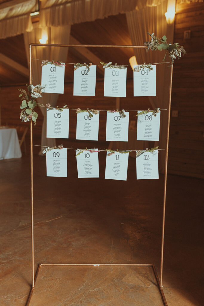 wedding reception decor 