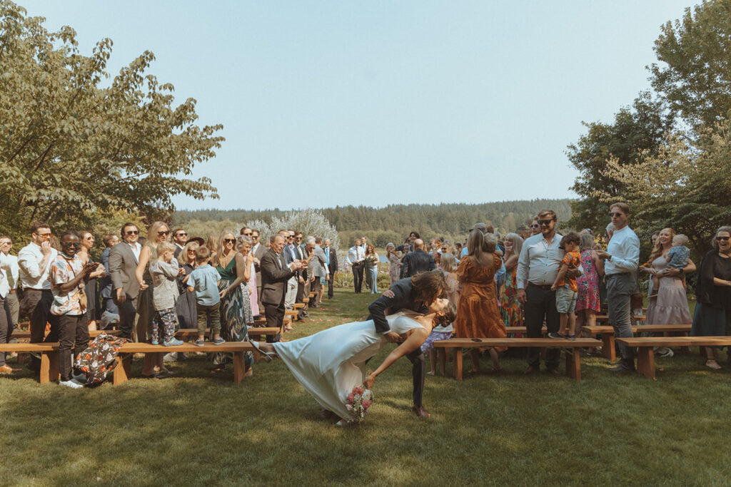 Boho Wedding at Fireseed Catering at Whidbey Island, WA