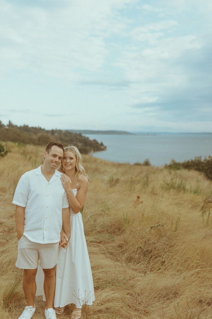 whimsical engagement session in washington