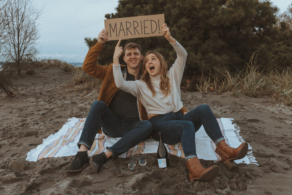 outdoor engagement session