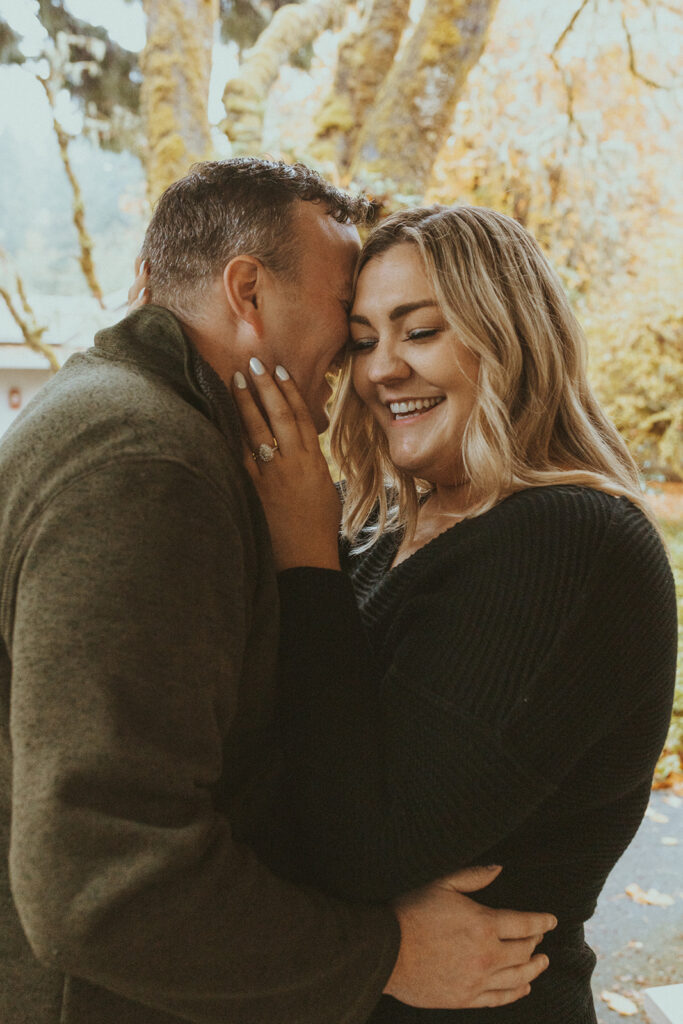 cute engagement session in washington