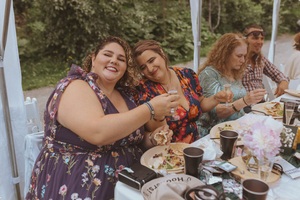 guests at the reception