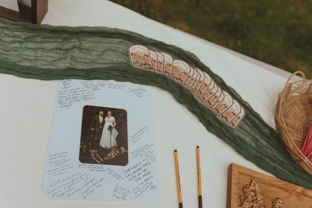 romantic wedding reception at creekbend cafe in alaska