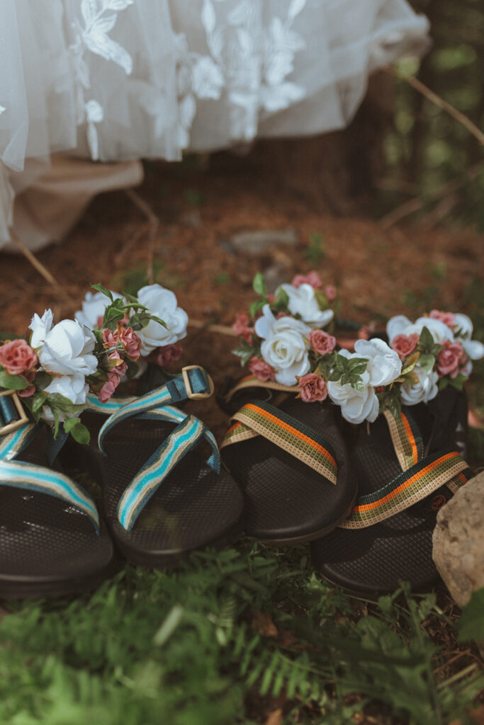 bride and groom wedding shoes 