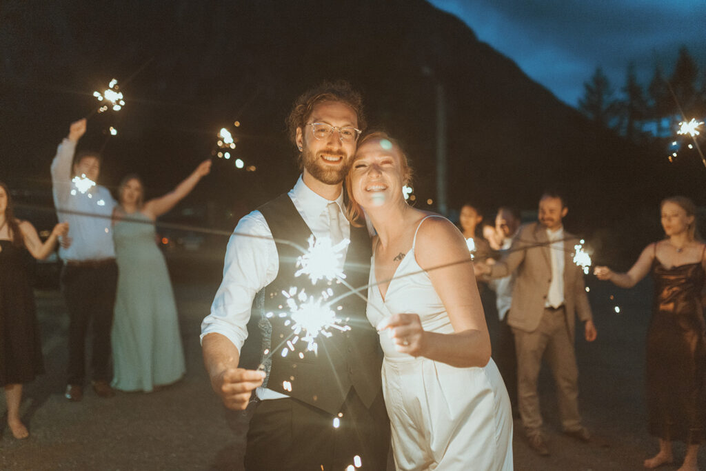 picture of the couple looking at the camera