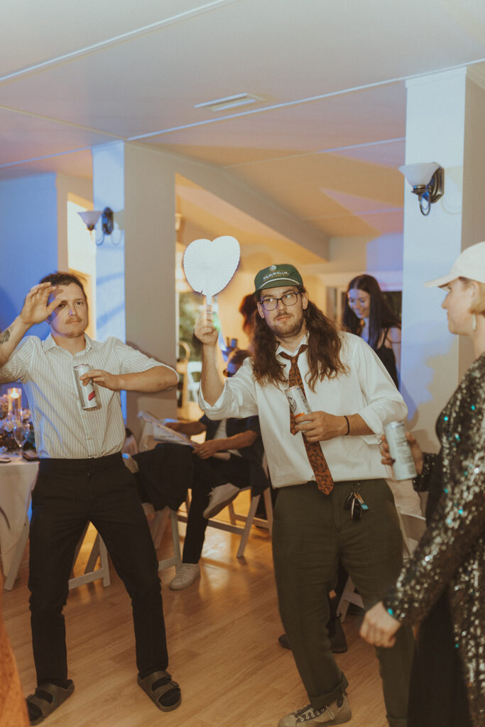 guests dancing at the party