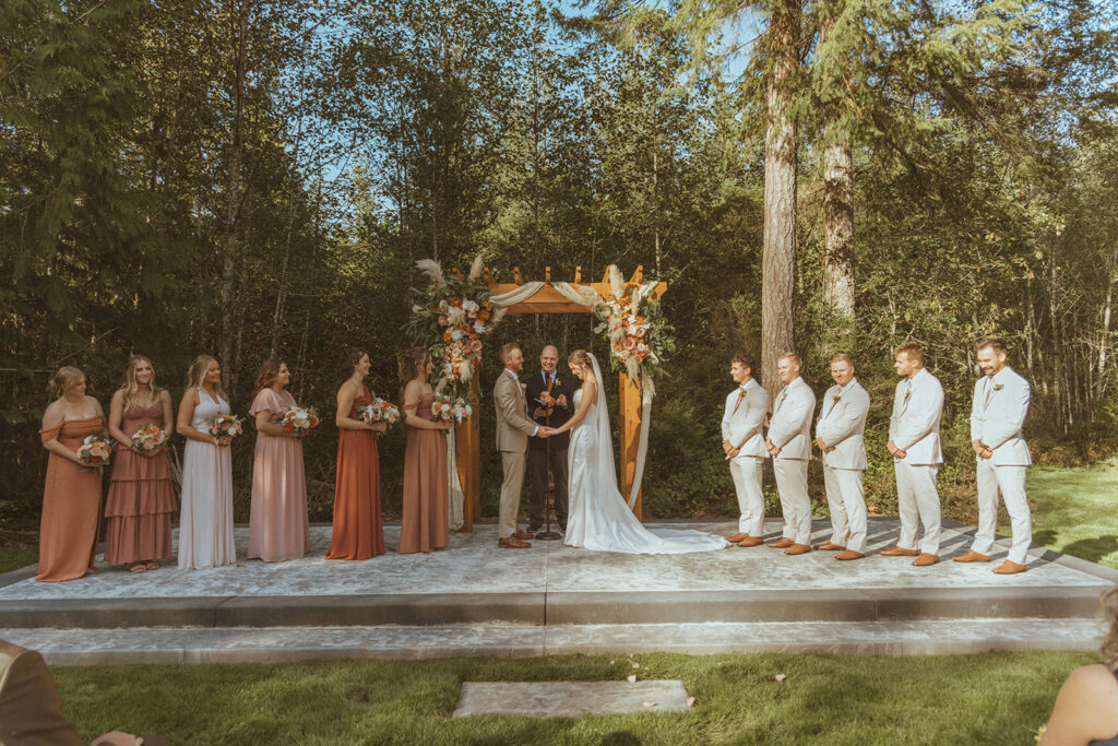 authentic and meaningful backyard ceremony